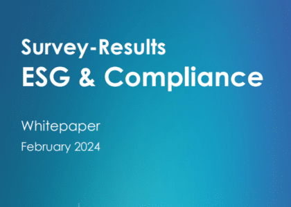 ENFCO Survey-Results ESG & Compliance, Whitepaper February 2024